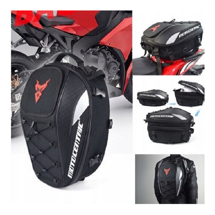 OUTLET! PLECAK NA MOTOR MOTOCYKLOWY KASK WODOODPORNY [60I-OUTLET rozprucie]
