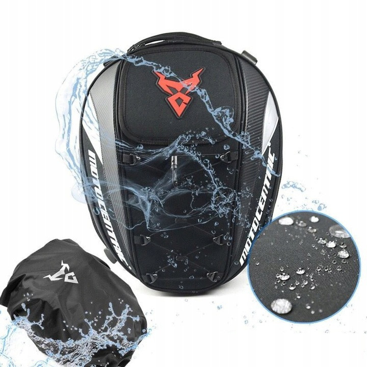 OUTLET! PLECAK NA MOTOR MOTOCYKLOWY KASK WODOODPORNY [60I-OUTLET rozprucie]