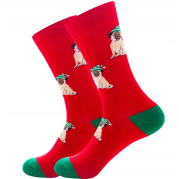SKARPETY ŚWIĄTECZNE CIEPŁE MĘSKIE DAMSKIE SKARPETKI NA PREZENT 3 PARY [SE-SK2]